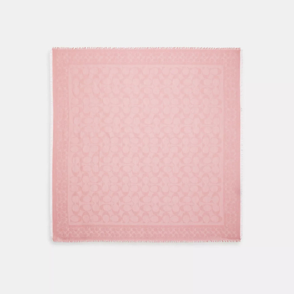 Coach Outlet Signature Oversized Square Scarf